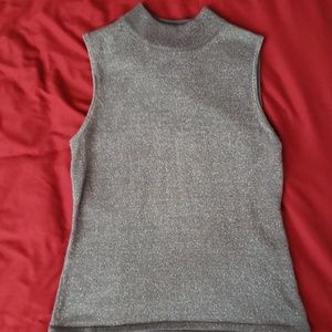 Petite sleeveless blouse